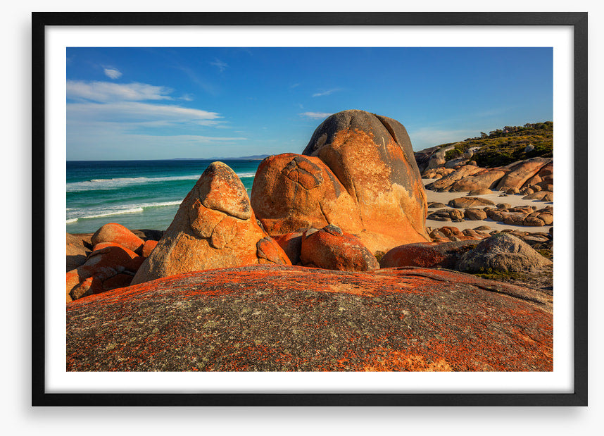 Orange outcrops
