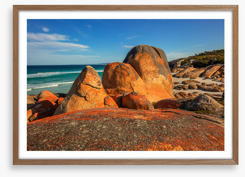 Orange outcrops