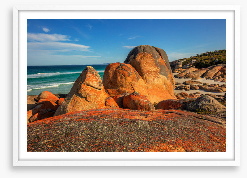 Orange outcrops