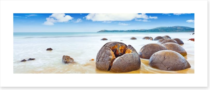 Boulders on the beach