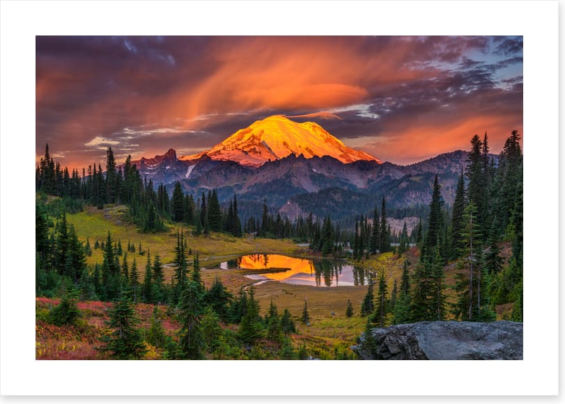 Mount Rainier sunrise