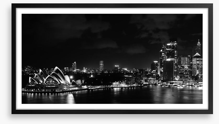 Sydney harbour at night