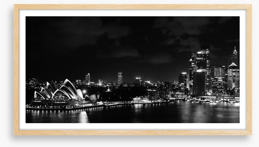 Sydney harbour at night