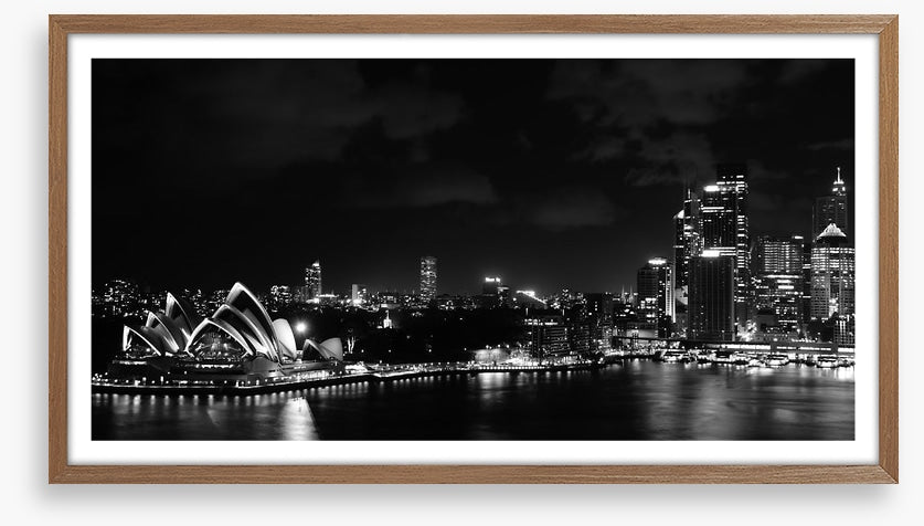 Sydney harbour at night