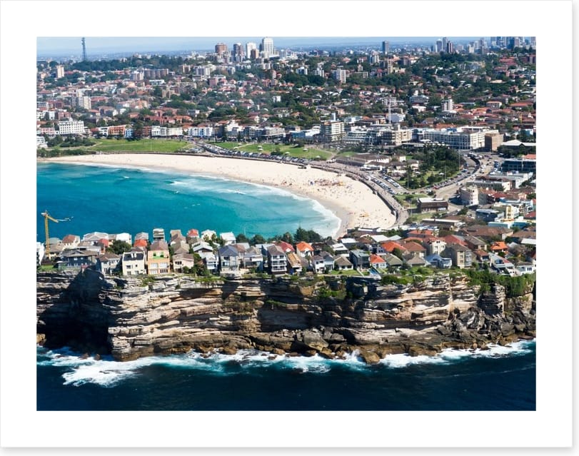 Bondi Beach aerial view
