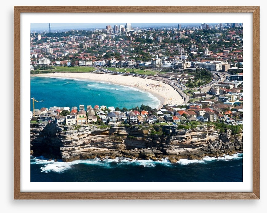 Bondi Beach aerial view