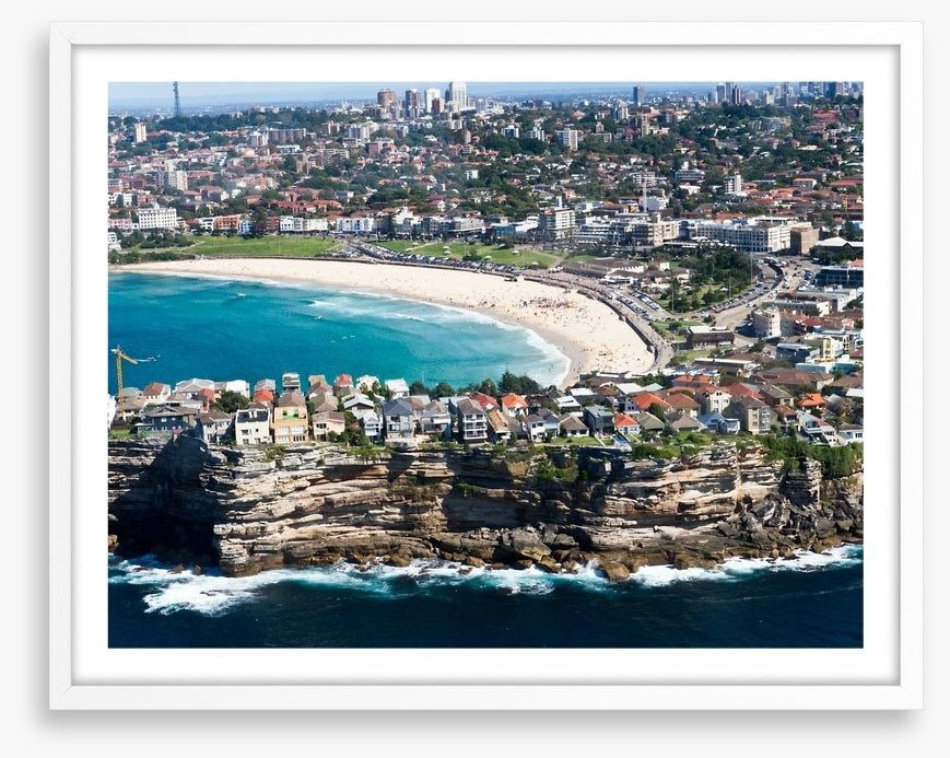 Bondi Beach aerial view