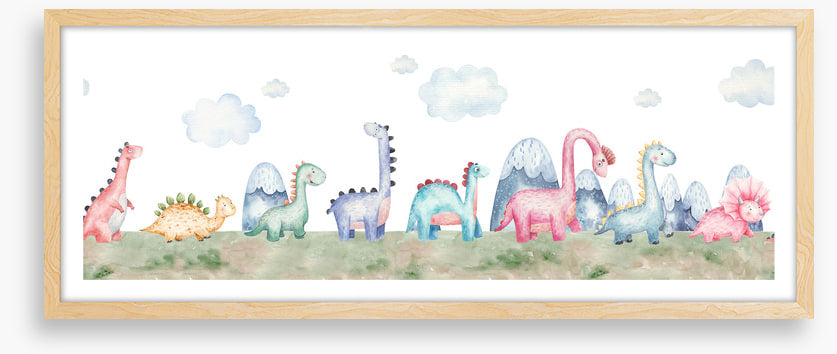 Dino parade panoramic