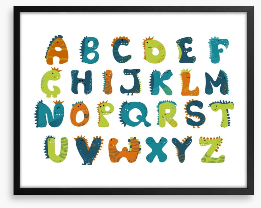 Dinosaur alphabet