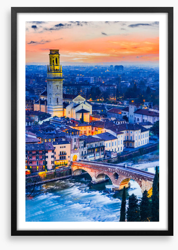 Ponte Pietra twilight