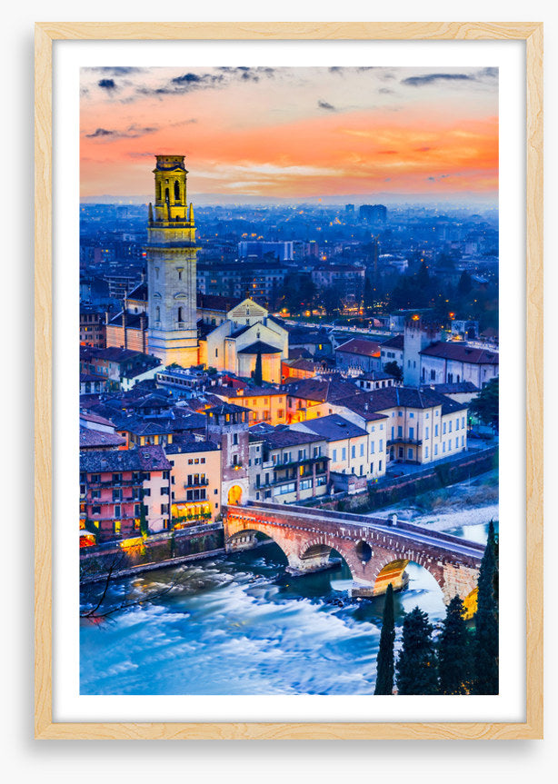 Ponte Pietra twilight