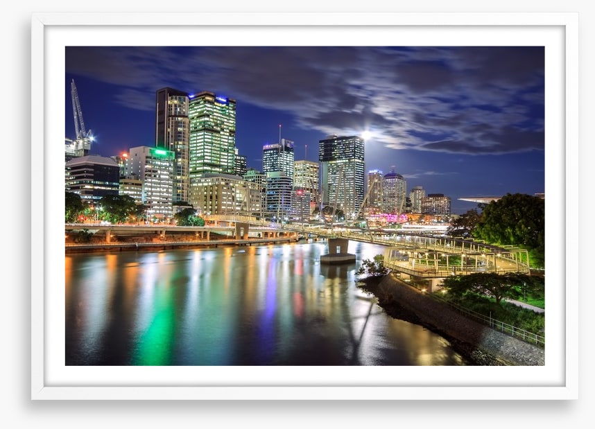 Brisbane by night
