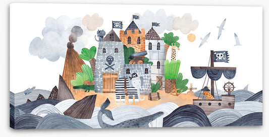 Pirate island fortress