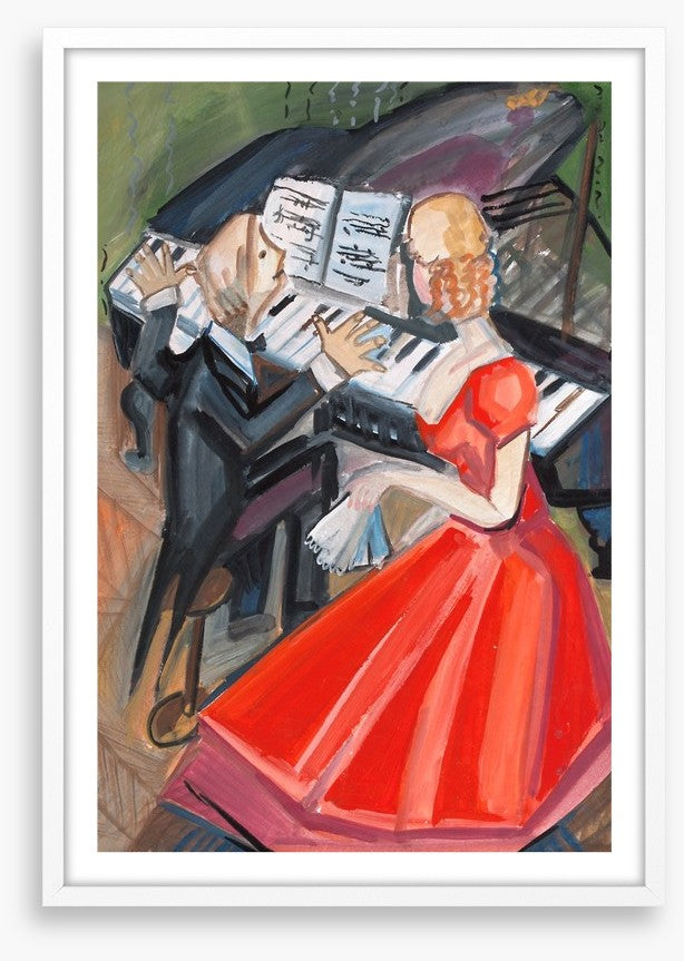 Beside the pianist