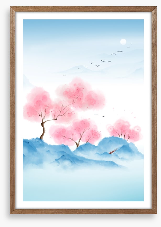 Blue mountain sakura