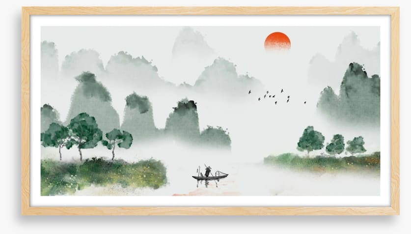 Fishing in the mist