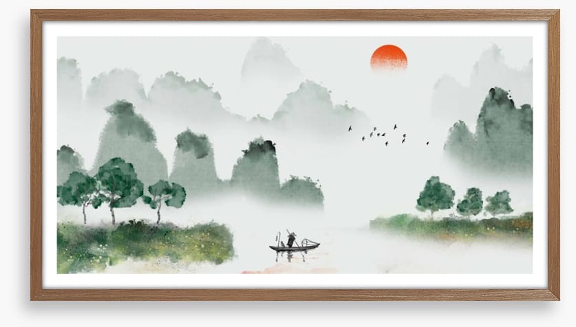 Fishing in the mist