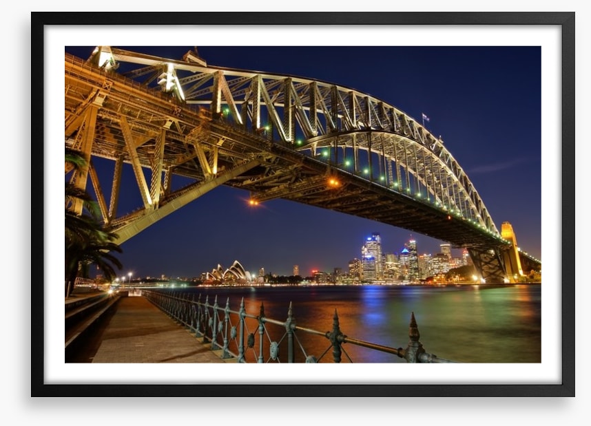 Sydney Harbour Bridge by night