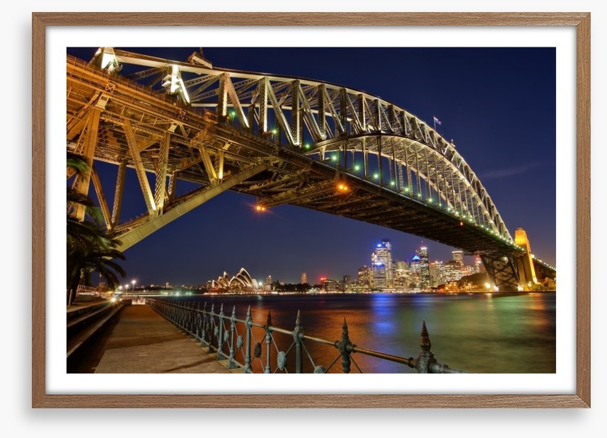 Sydney Harbour Bridge by night