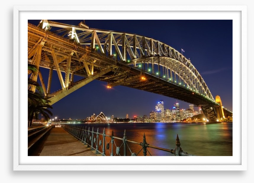Sydney Harbour Bridge by night