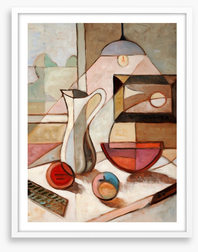 Pitcher with fruit