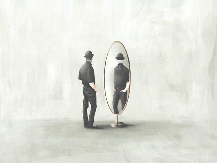 Man in the mirror