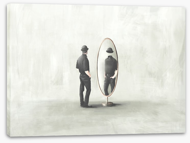 Man in the mirror