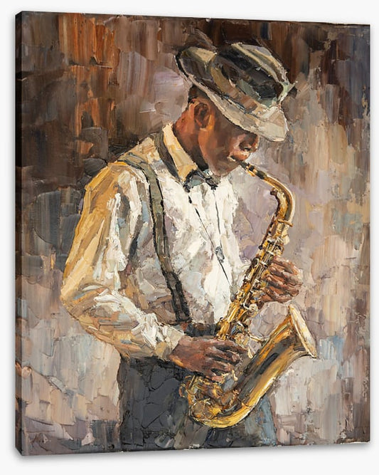 The saxophone player