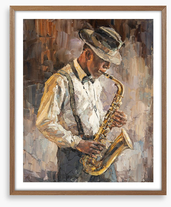 The saxophone player