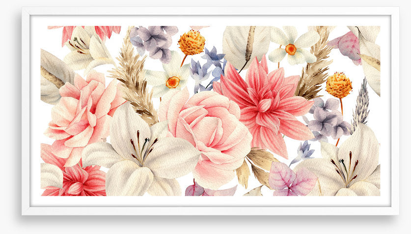 Lily with the pinks