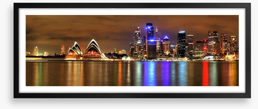 Sundown over Sydney Harbour