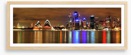 Sundown over Sydney Harbour