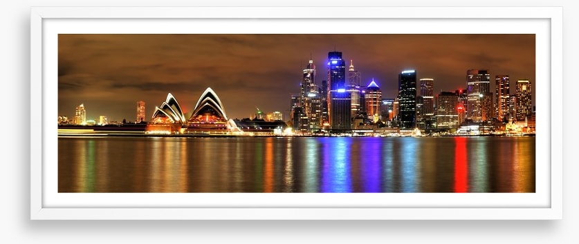 Sundown over Sydney Harbour