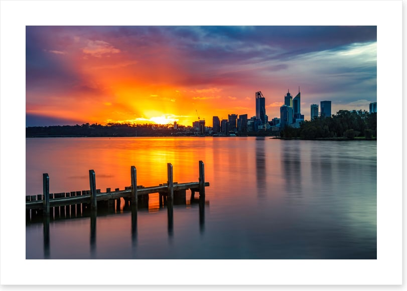 Swan River sunburst