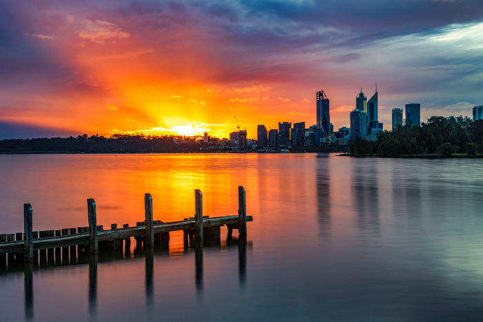 Swan River sunburst