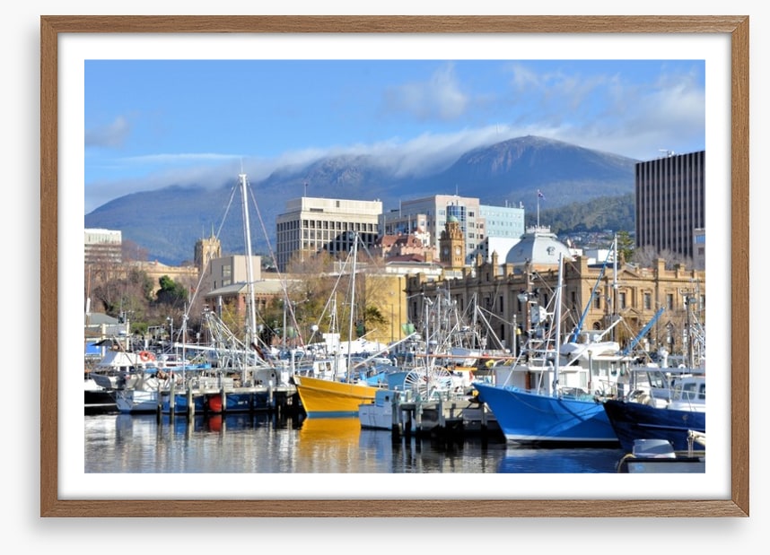 Docked in Hobart Harbour