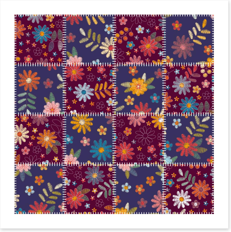 Autumn dusk patchwork