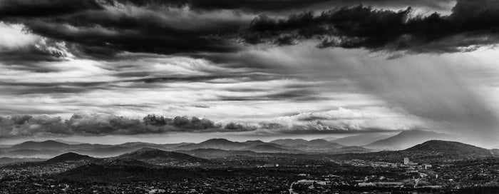 Canberra storm panorama