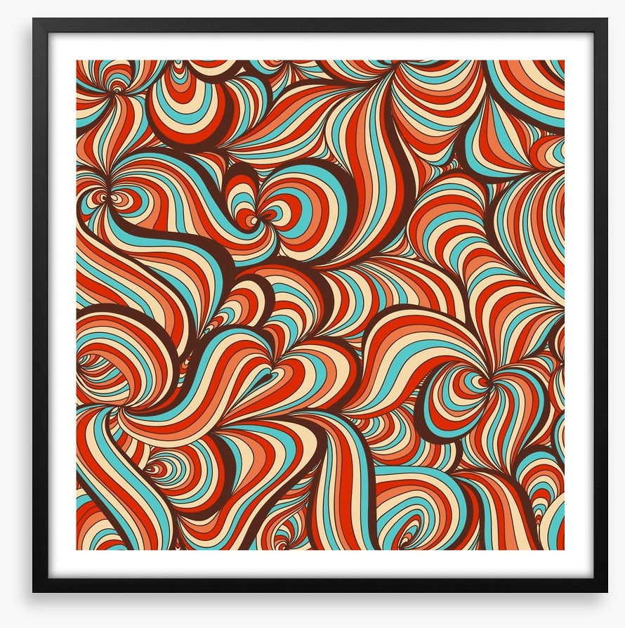 Retro swirls