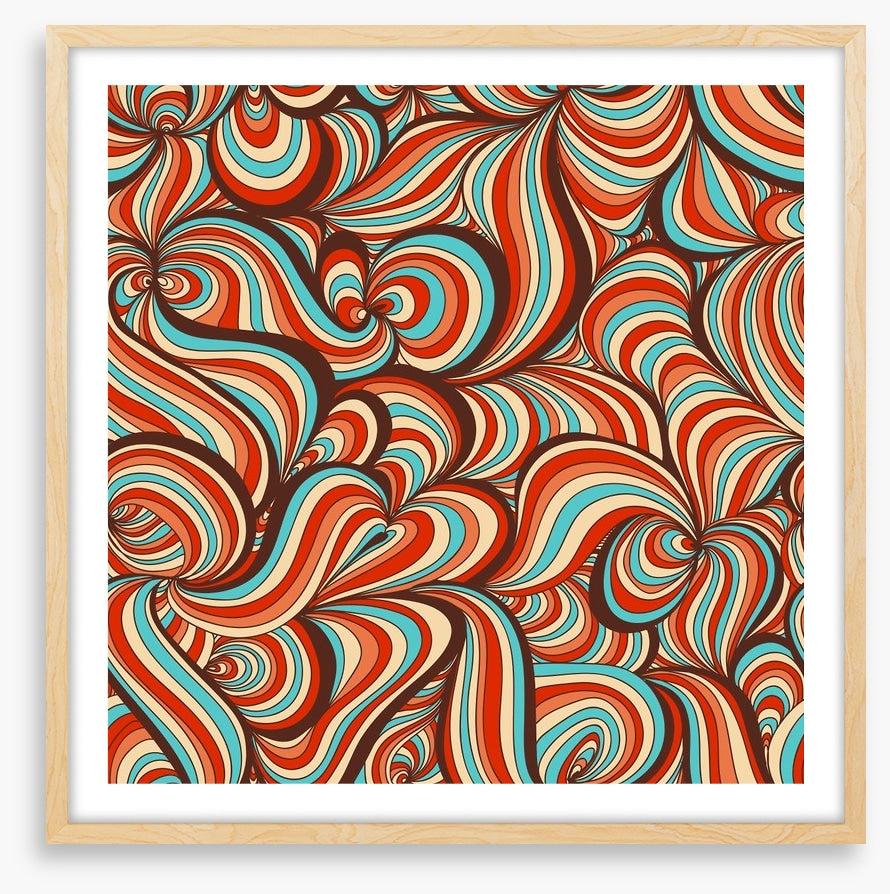 Retro swirls