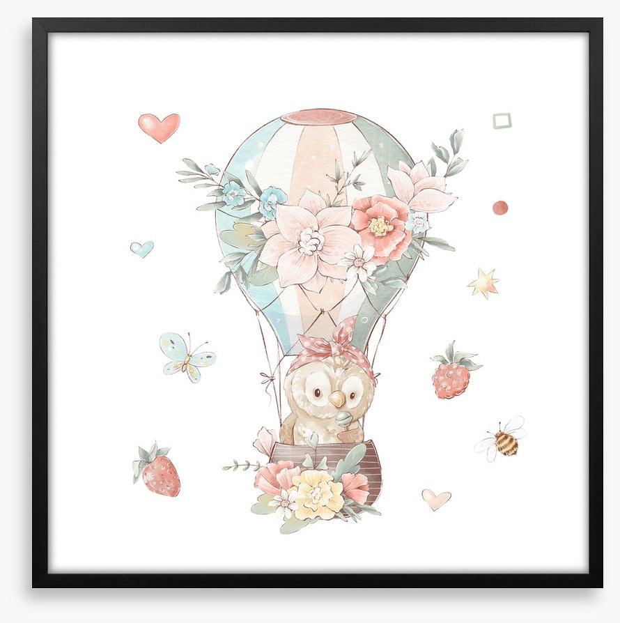 Lollipop owl balloon