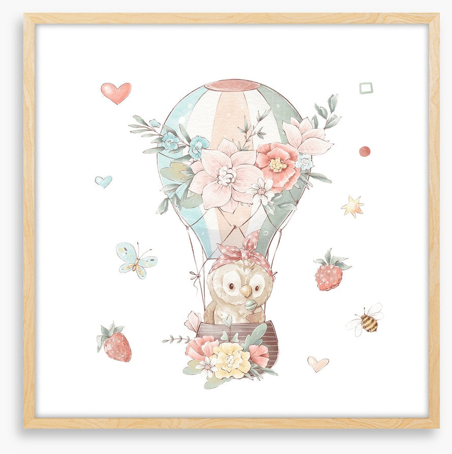 Lollipop owl balloon