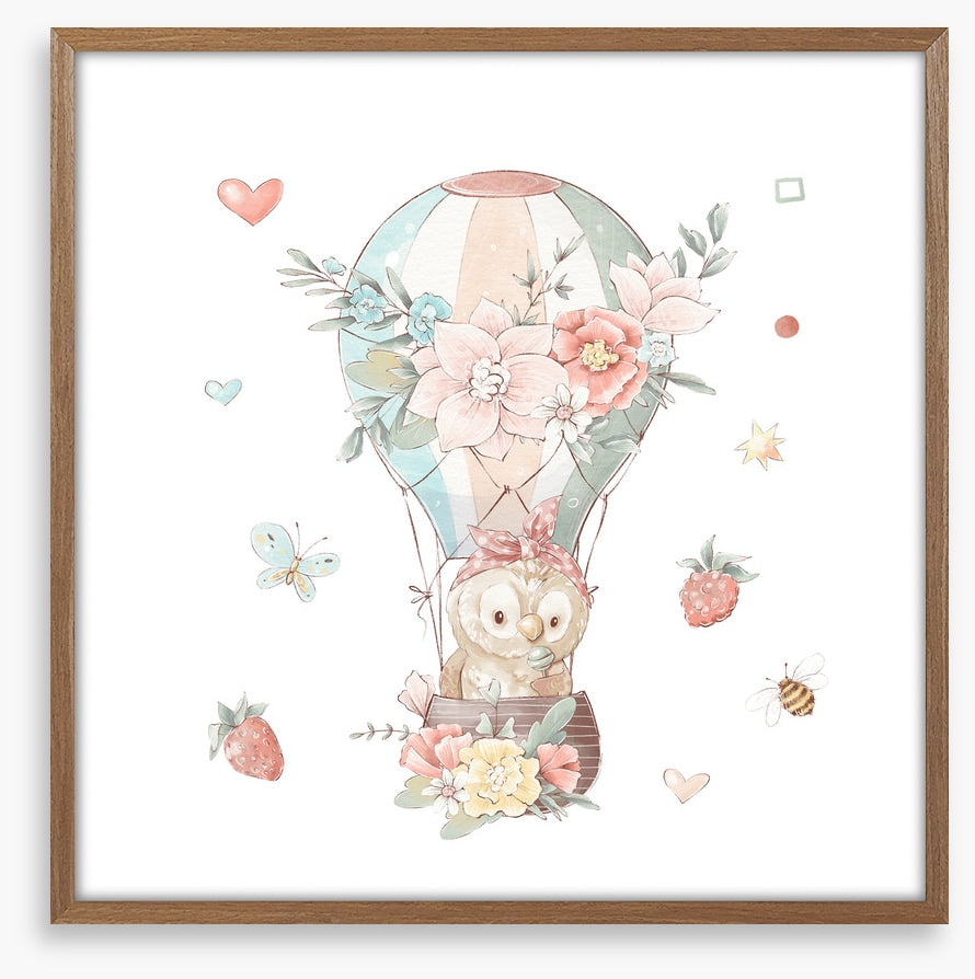 Lollipop owl balloon