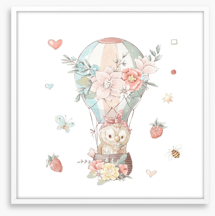Lollipop owl balloon