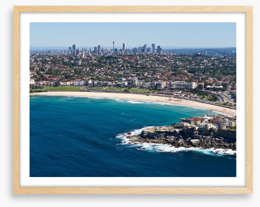 Bondi Beach with CBD