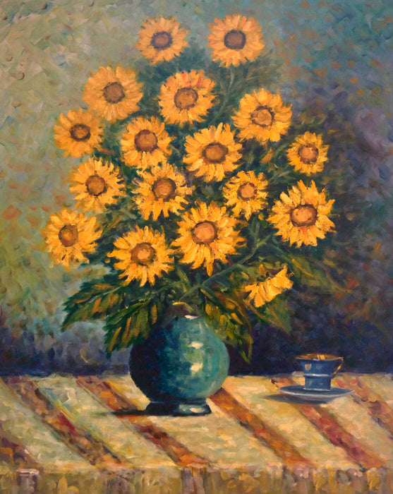 The sunflowers