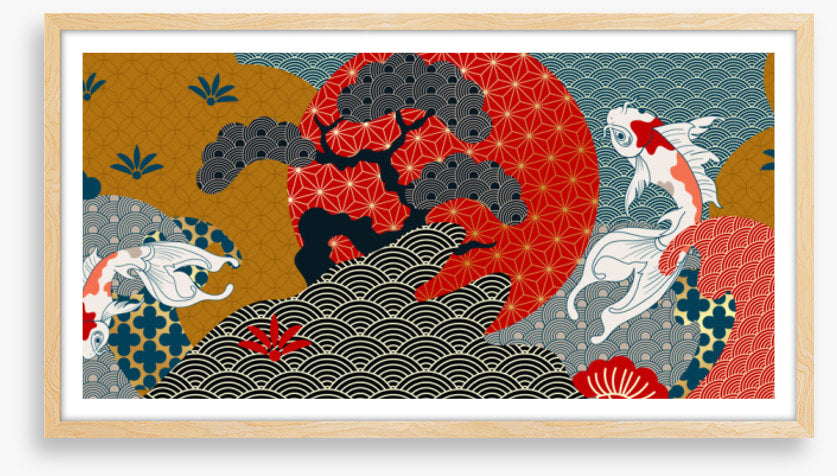 Red sun swim