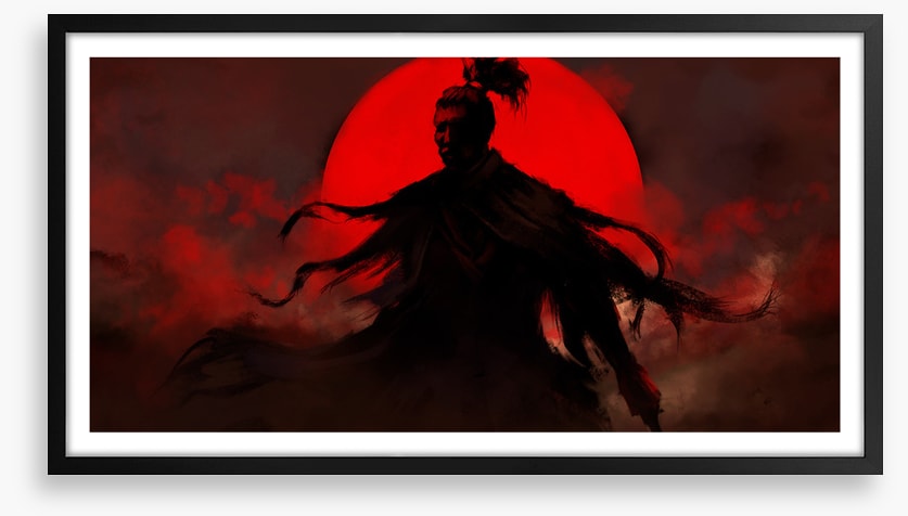 Setting sun samurai