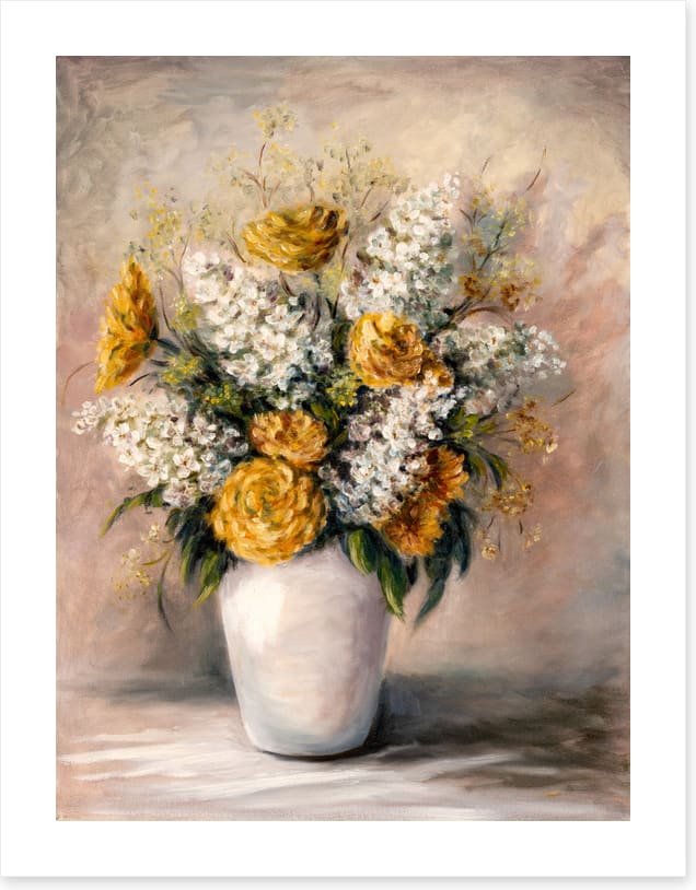 White lilac gold