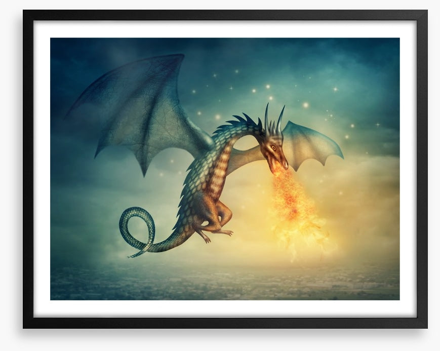 Fantastical dragon